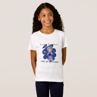 T-shirt de princesse et d'astronaute - milieu
