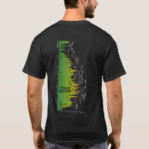 T-shirt de profil d'altitude de clivage de visite
