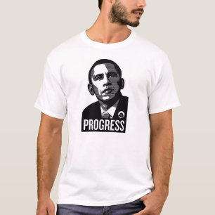 T-shirt de progrès de Barack Obama