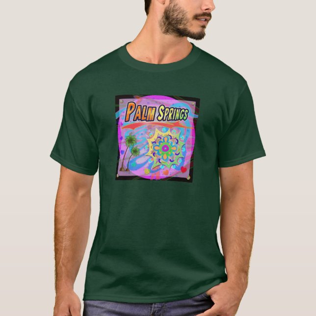 T-shirt de progression de Palm Springs (Devant)