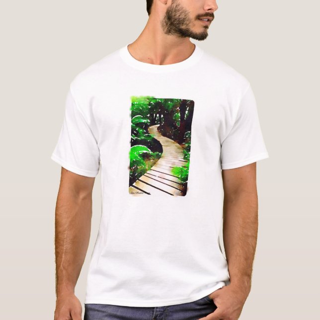 T-shirt de promenade de nature (Devant)