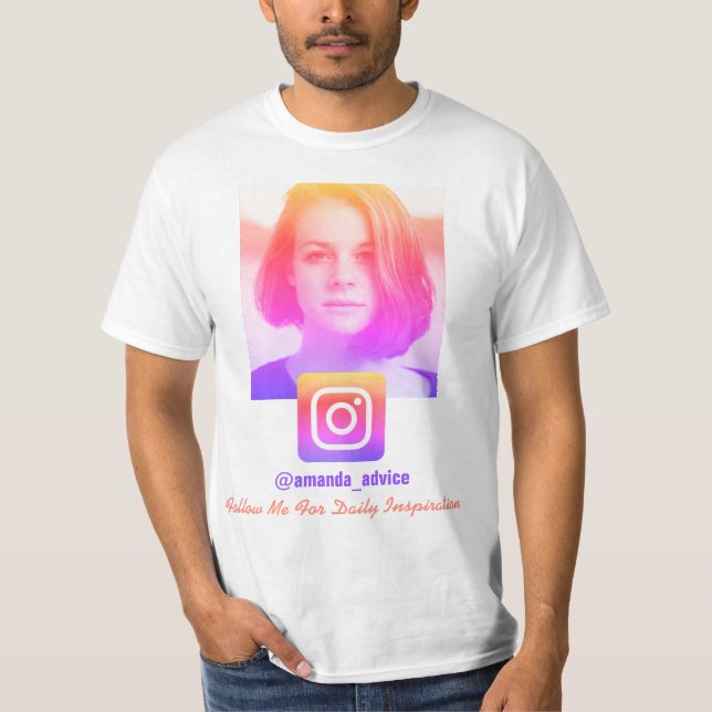 T-shirt de promotion Instagram (Devant)