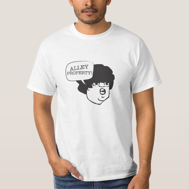 T-shirt de propriété d'allée (Devant)