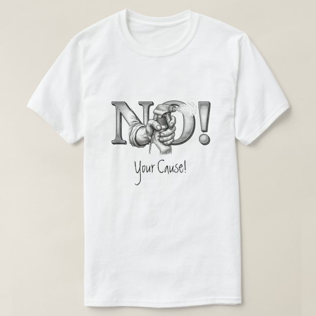 T-Shirt de Protestation Personnalisable (Design devant)