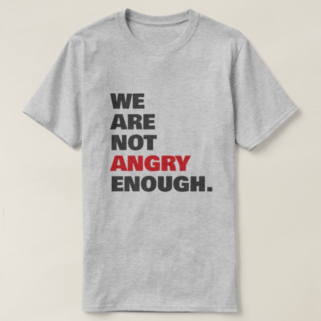 T-shirt de protestation pour une justice pas assez (Design devant)