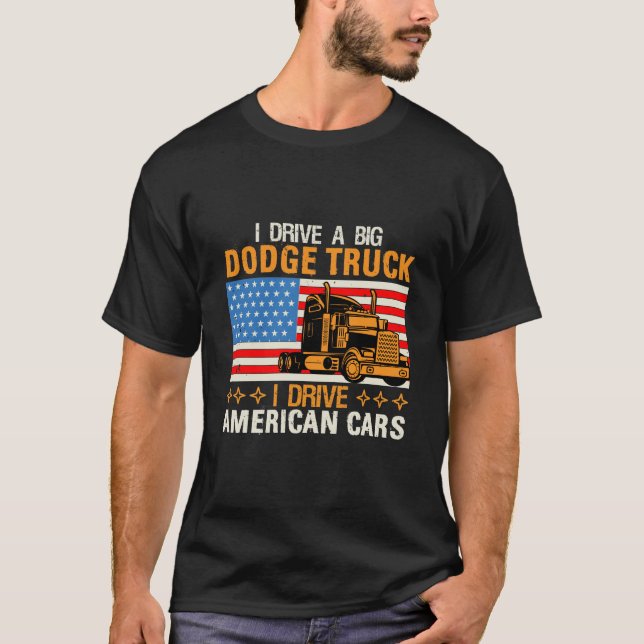 T-shirt de Proud american Trucker (Devant)