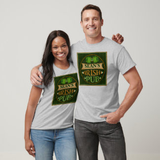 T-Shirt de pub irlandais personnalisé St. Patrick'