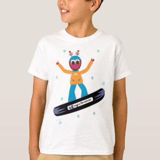 T-shirt de Puterbug de snowboarding