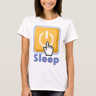 T-shirt de pyjama de bouton de sommeil