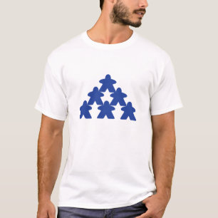 T-shirt de pyramide de Meeple