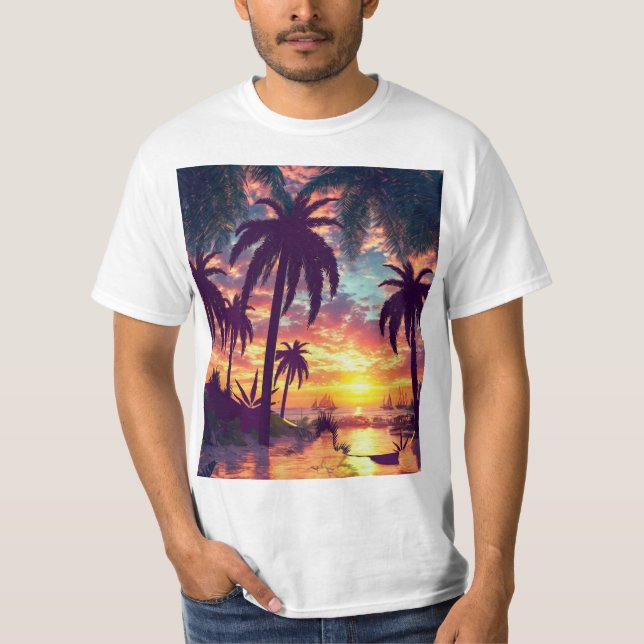 T-shirt de qualité pour l'été (Devant)