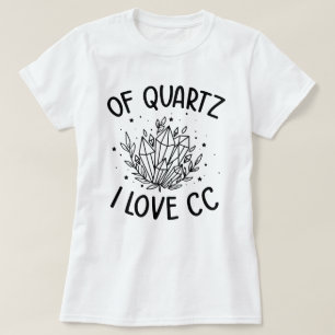 T-shirt De Quartz I Love CC Conversations Classiques