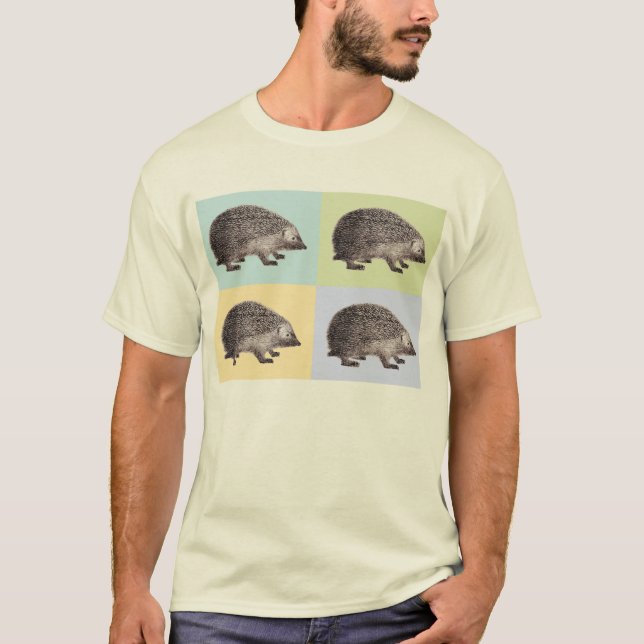 T-shirt de quatre hérissons (Devant)