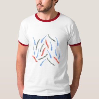 T-shirt de raglan du base-ball des hommes de