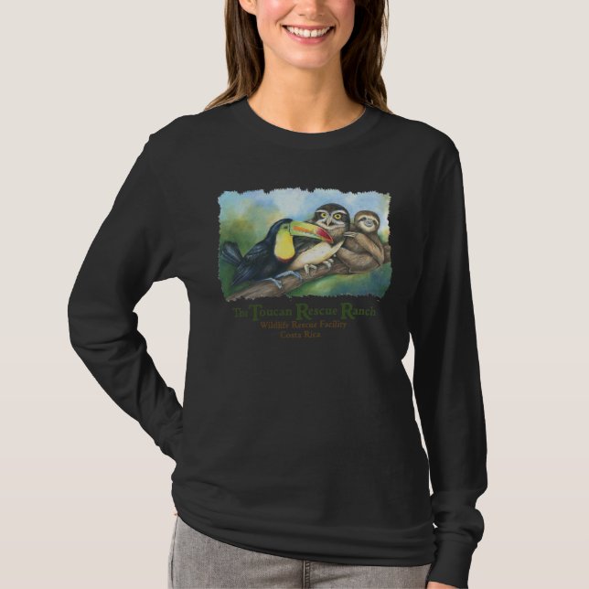 T-shirt de ranch de délivrance de toucan (Devant)