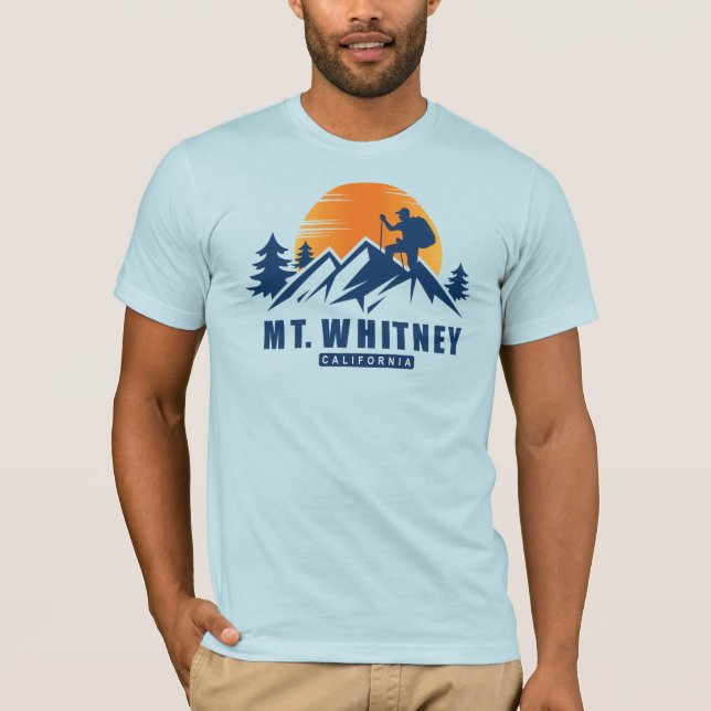 T-shirt de randonnée du Mont Whitney (Devant)