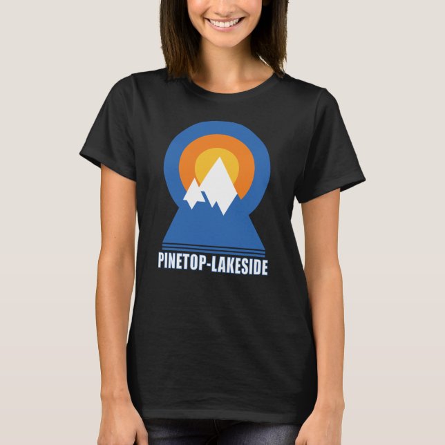 T-shirt de randonnée Pinetop Lakeside Sunset (Devant)