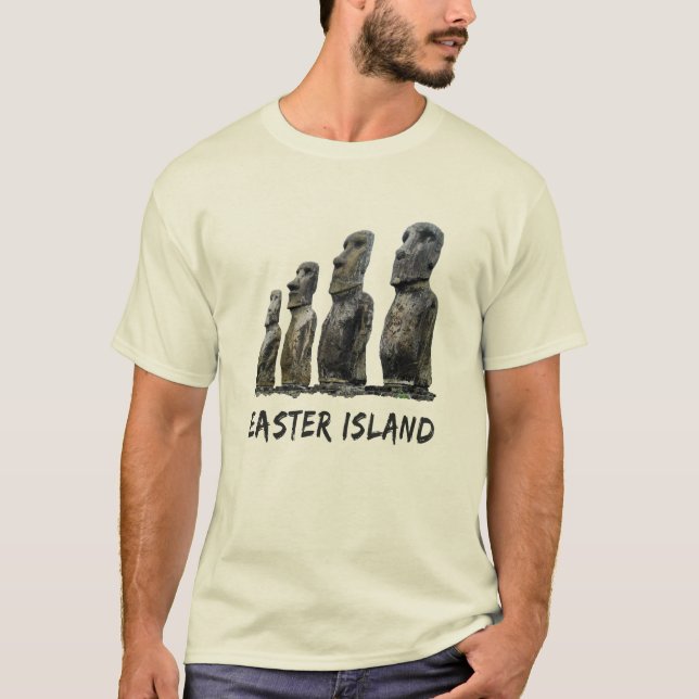 T-shirt de Rapa Nui Moai Statues (Devant)