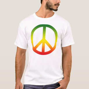 T-shirt de Rasta de symbole de paix