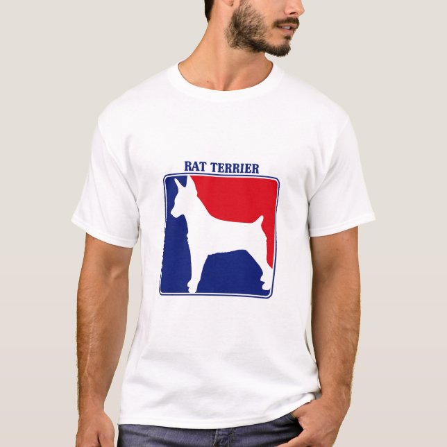 T-shirt de Rat terrier de ligue (Devant)