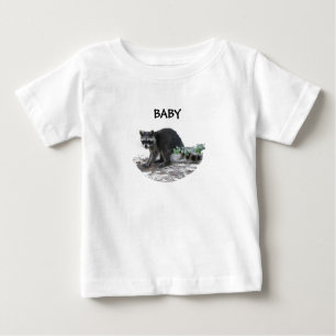 T-shirt de raton laveur de bébé