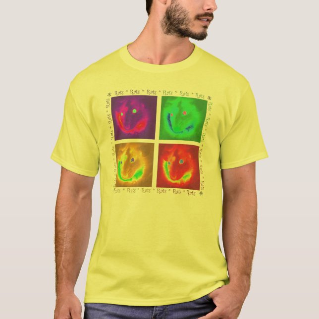 T-shirt de rats de rats de rats (Devant)