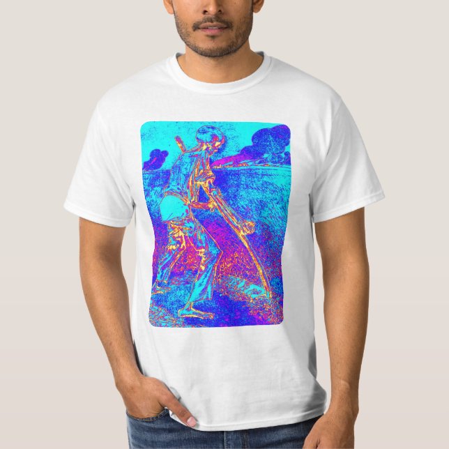 T-shirt de Reaper d'art déco (Devant)