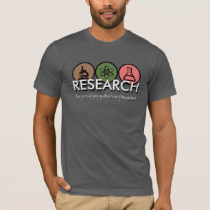T-shirt de recherches