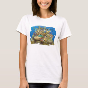 T-shirt de récif coralien et de poissons de réci