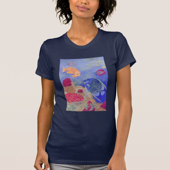 T-shirt de récif de dames (Devant)