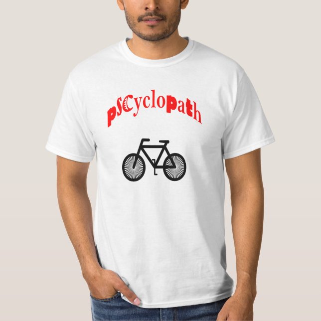 T-shirt de recyclage de fan de vélo (Devant)