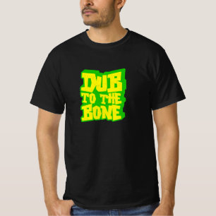 T-Shirt De Reggae De Style Graffiti De Dub À L'Os