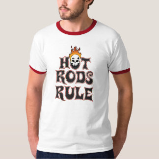 T-shirt de règle de hot rod