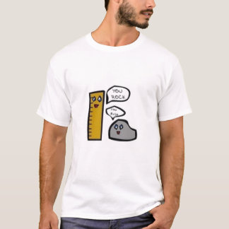 T-shirt de règle de roche
