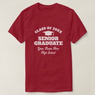 T-shirt de remise de diplômes du secondaire person