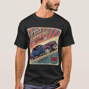 T-shirt de réparation automobile Vintage très Cool