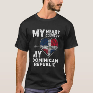 T-shirt De Republica Dominicana Latina Traditionnelle Domi