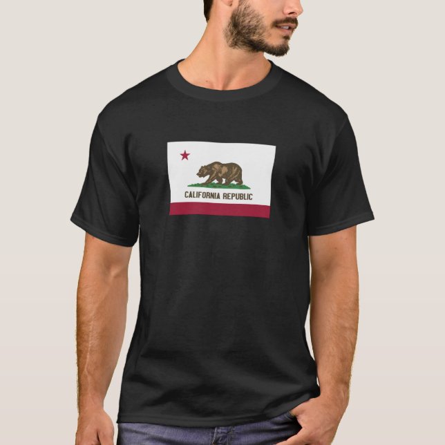 T-shirt de République de la Californie (Devant)