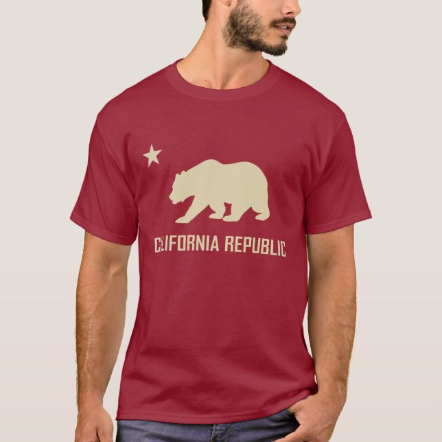 T-shirt de République de la Californie (Devant)
