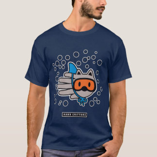 T-shirt de requin de chat