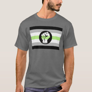 T-Shirt de Résistance de la Fierté Agender