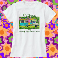 T-shirt de retraite de la remorque vintage Camper