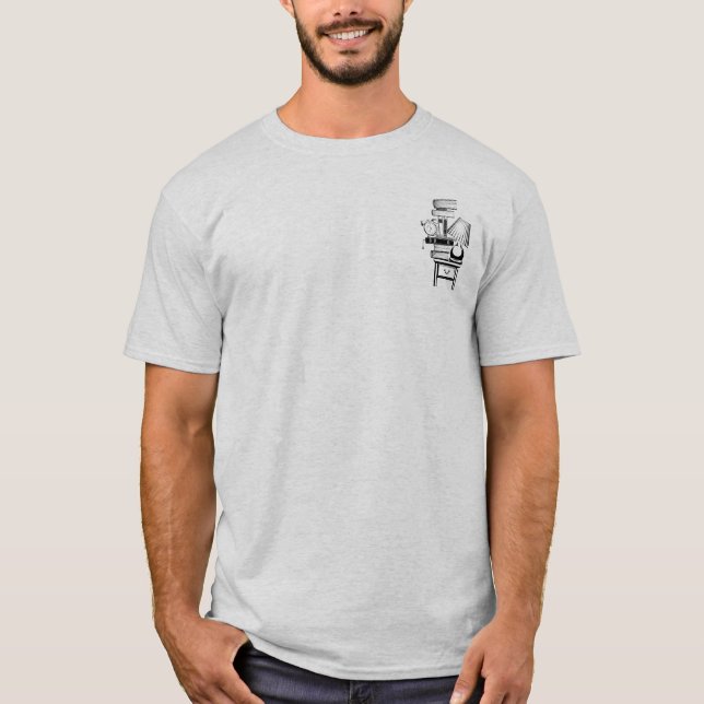 T-shirt de retraite de week-end de BOTNS (Devant)