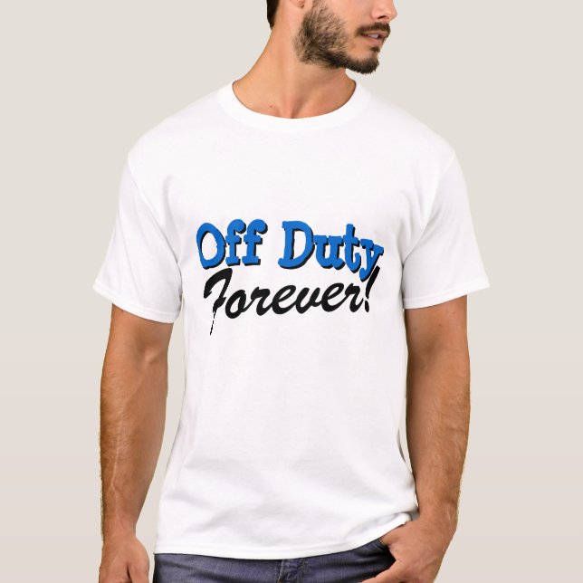 T-shirt de retraite hors service (Devant)