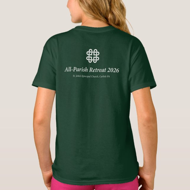 T-shirt de retraite pour enfants (Dos)