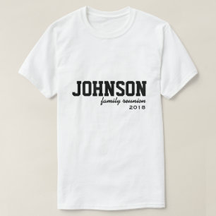 T-shirt de réunion de famille d'équipe