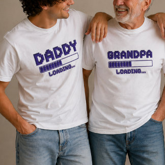 T-shirt de révélation de grossesse de grand-père e