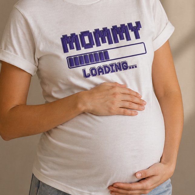 T-shirt de révélation de grossesse pour maman (Créateur téléchargé)