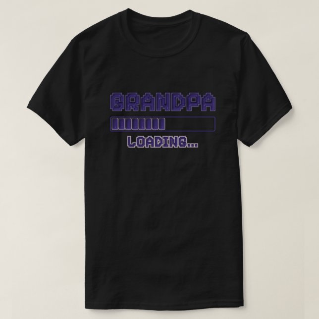 T-shirt de révélation de grossesse pour papi en ch (Design devant)