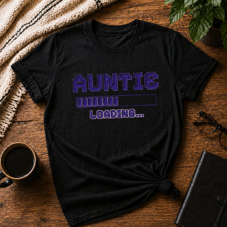 T-shirt de révélation de grossesse Tante Chargemen